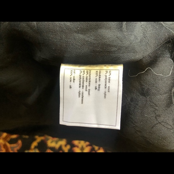 Chanel 2009 Runway Wool Jacket Black 40 S-M - Picture 9 of 11